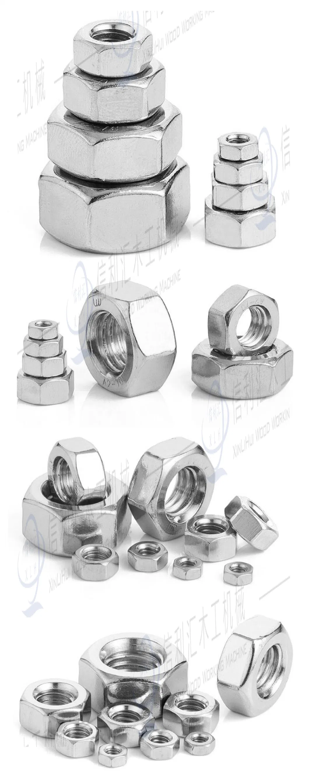 Standard Hex Nut and Specisl Shaped Non-Standard Nut, Hexagon Bolt Carbon Steel Stainless Steel SS304 316 Hex Nuts