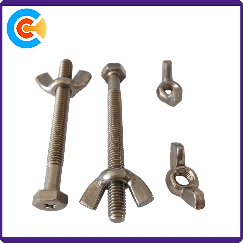 Special Shaped/Carbon Steel/Stainless Steel/Wing Nut Hex Screws