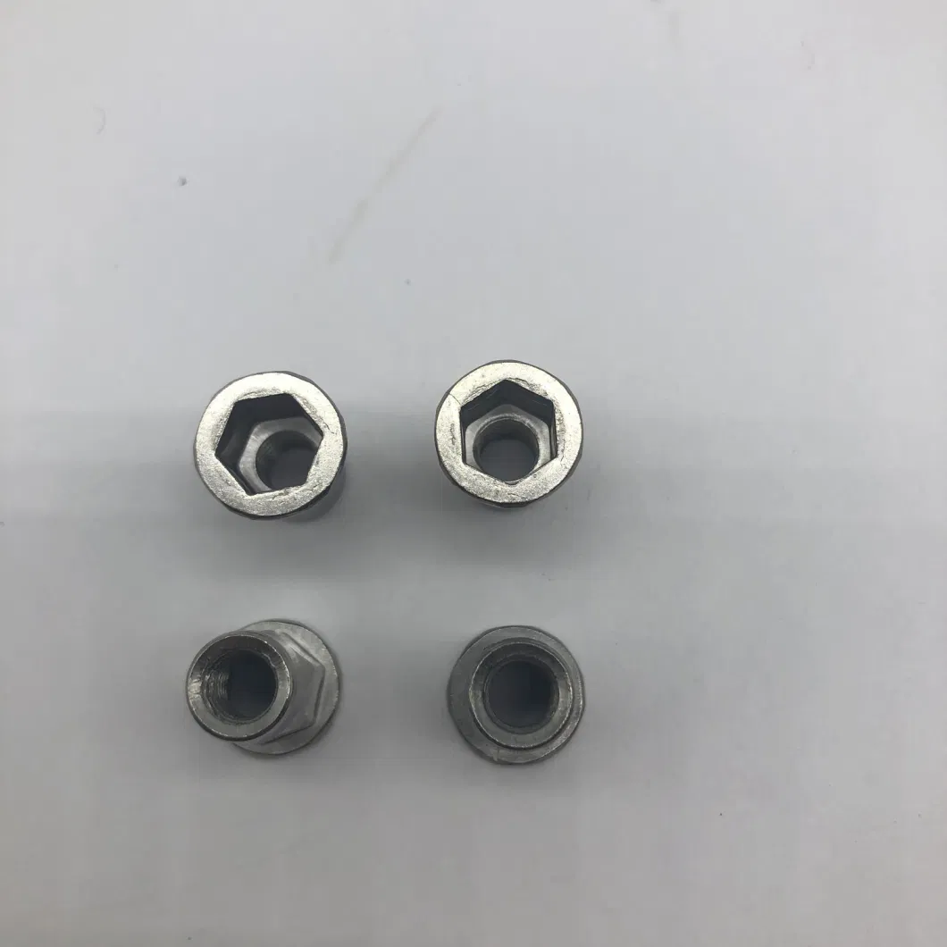 Rivet Nut M6 SS304 Half Hex External Hex Internal Hex